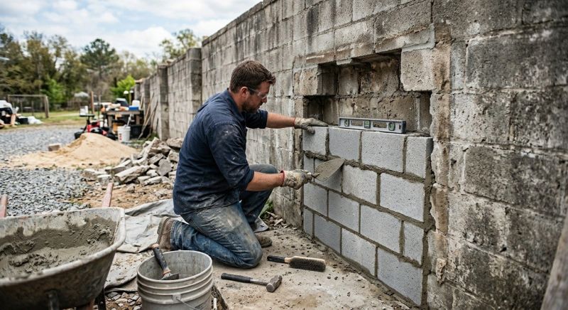 Block Wall Repair in Kalamazoo, MI