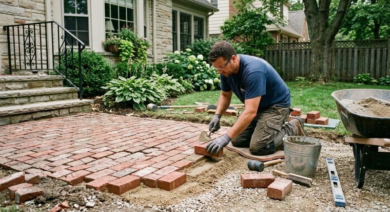 Brick Flatwork Repair in Kalamazoo, MI
