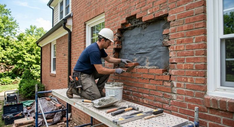 Brick Flatwork Repair in Mendon, MI