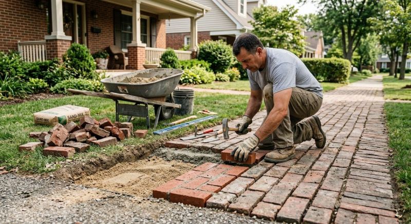 Brick Flatwork Repair in Three Rivers, MI