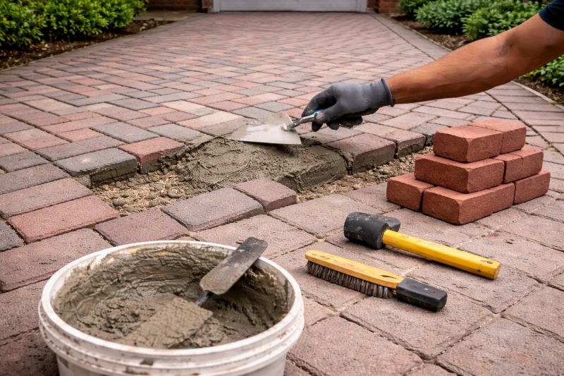 Brick Hardscape Repair in Kalamazoo, MI