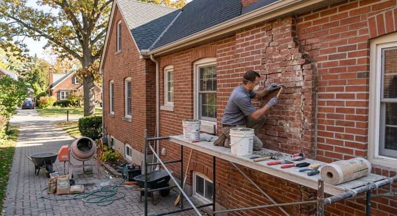 Brick Masonry Restoration in Kalamazoo, MI