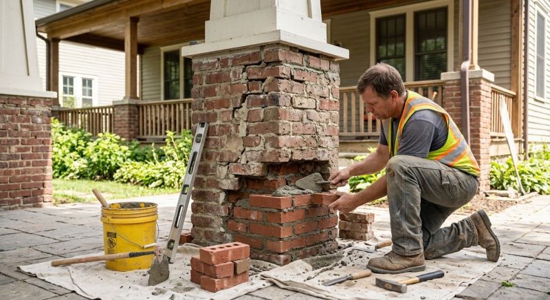 Brick Restoration in Three Rivers, MI