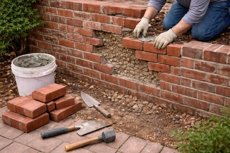 Brick Wall Repair in Kalamazoo, MI