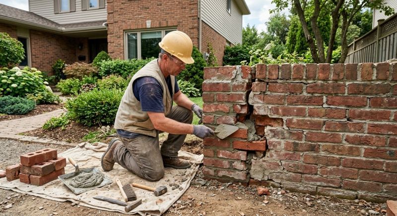 Brick Wall Repair in Otsego, MI