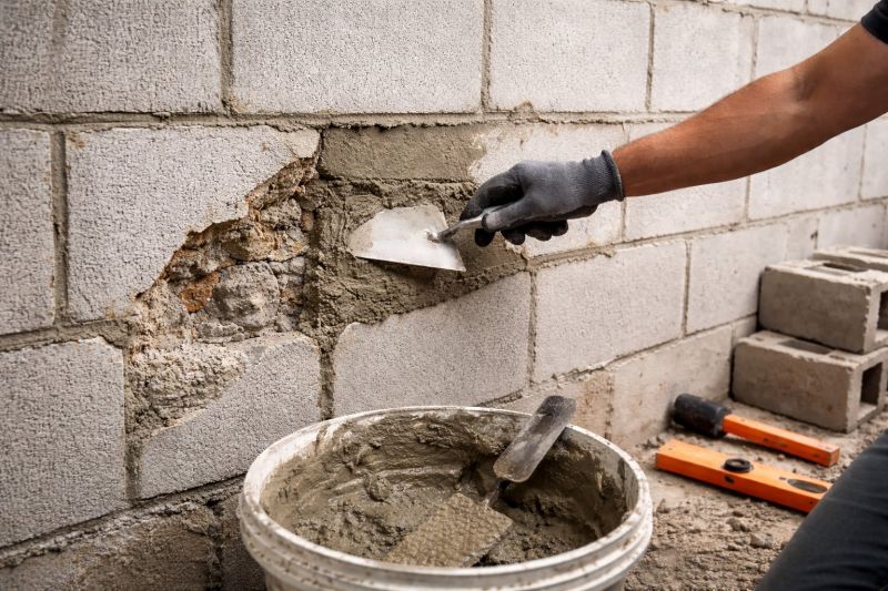 Cinder Block Wall Repair in Kalamazoo, MI
