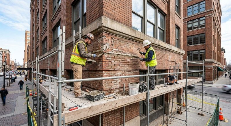 Commercial Masonry Repair in Vicksburg, MI