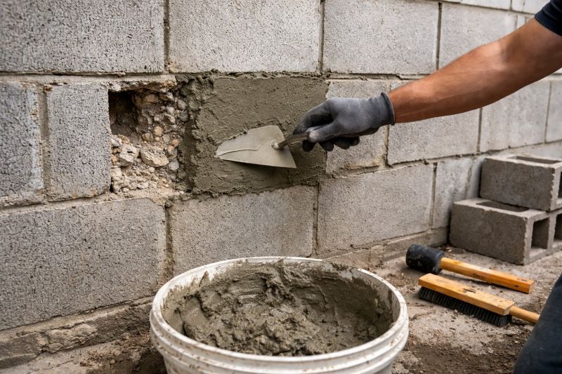 Concrete Block Repair in Union City, MI