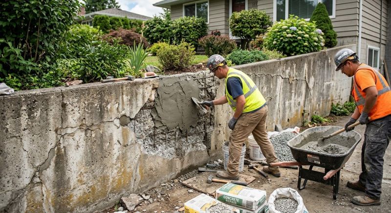 Retaining Wall Repair in Battle Creek, MI