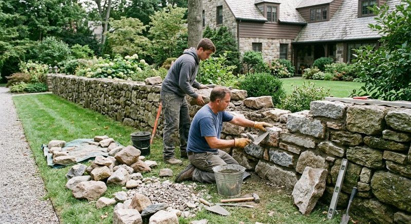 Rock Wall Repair in Kalamazoo, MI