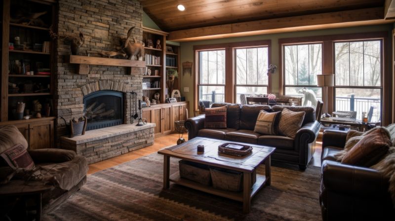 Stone Chimney Installation in Colon, MI
