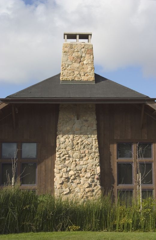 Stone Chimney Installation in Mendon, MI