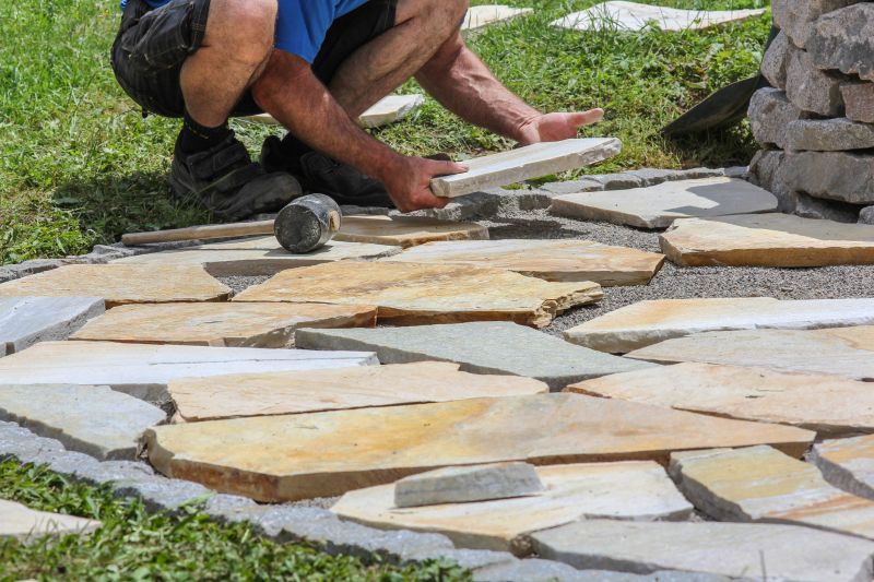 Stone Walkway Repair in Kalamazoo, MI