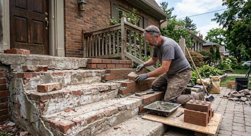 Stonework Repair in Scotts, MI
